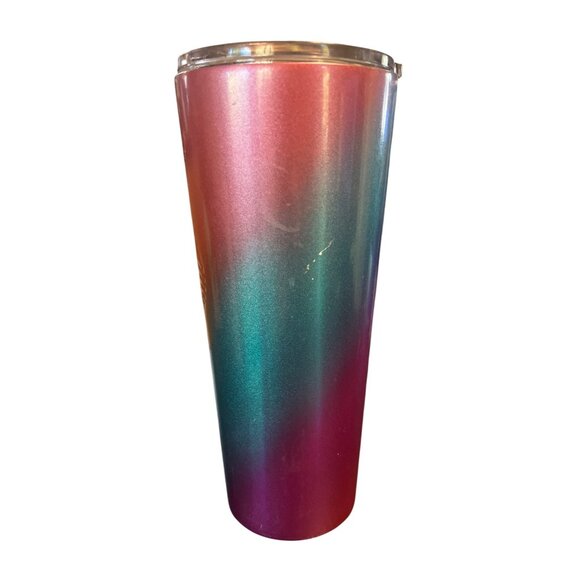 Starbucks 2022 Spring Ombre Stainless Steel Tumbler 24 Oz Pink Blue Purple Gradi - Picture 2 of 5